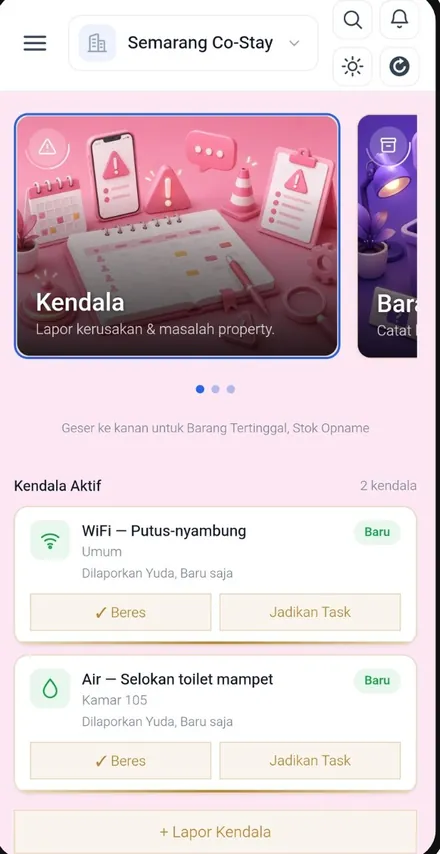 Layar Kendala