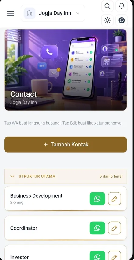 Layar Kontak
